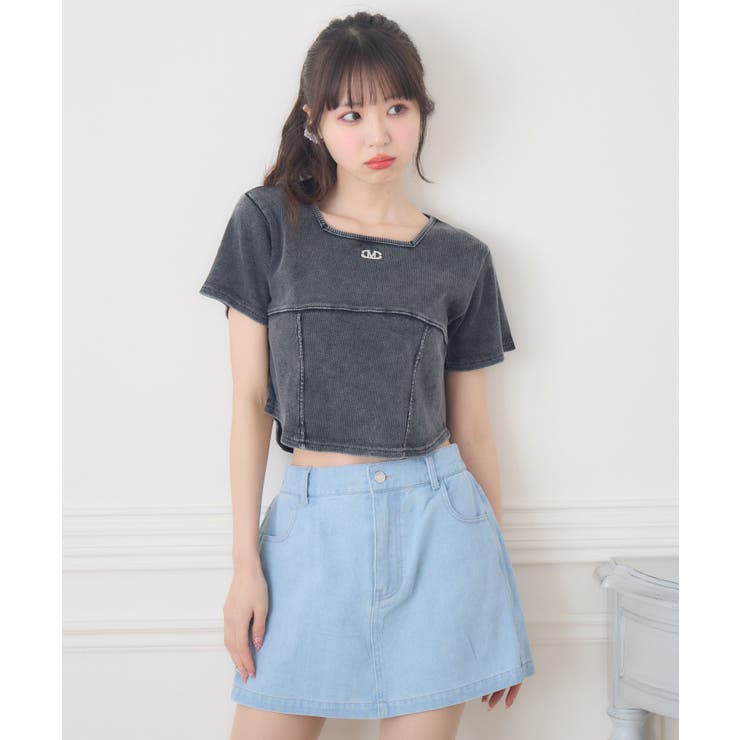 プレート付きショートテレコCT | RETRO GIRL | 詳細画像14 