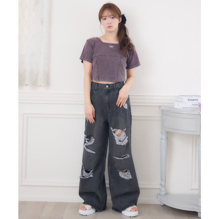 プレート付きショートテレコCT | RETRO GIRL | 詳細画像18 