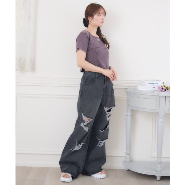 プレート付きショートテレコCT | RETRO GIRL | 詳細画像19 