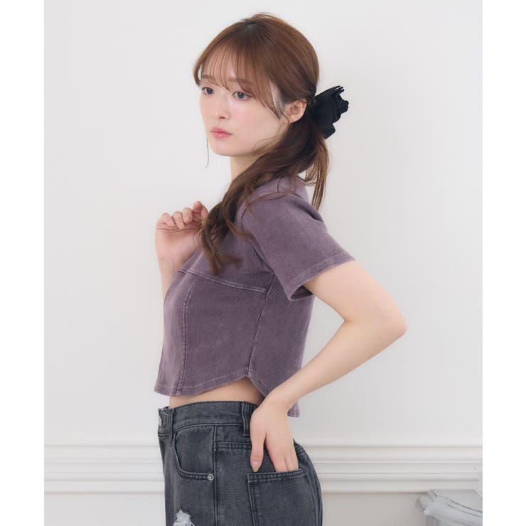 プレート付きショートテレコCT | RETRO GIRL | 詳細画像24 