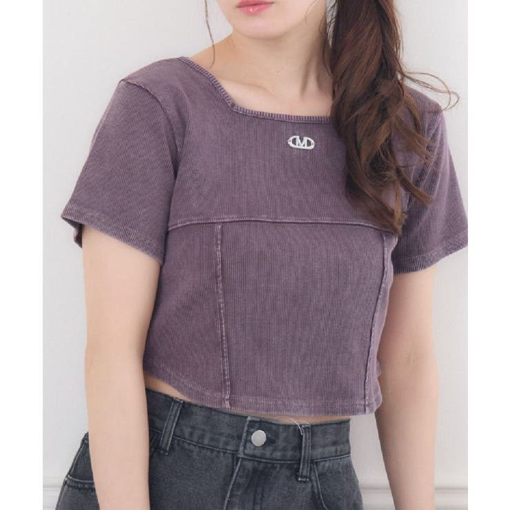 BRN0 | プレート付きショートテレコCT | RETRO GIRL