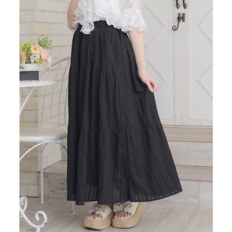 BLK1 | 綿カラミSK | RETRO GIRL