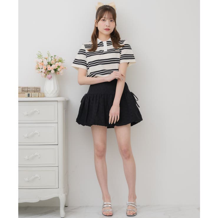 マルチボーダーポロTEE | RETRO GIRL | 詳細画像12 