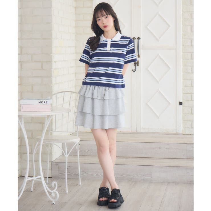 マルチボーダーポロTEE | RETRO GIRL | 詳細画像2 