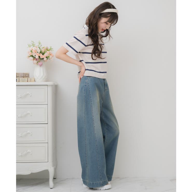 マルチボーダーポロTEE | RETRO GIRL | 詳細画像21 