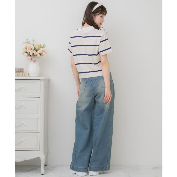 マルチボーダーポロTEE | RETRO GIRL | 詳細画像23 