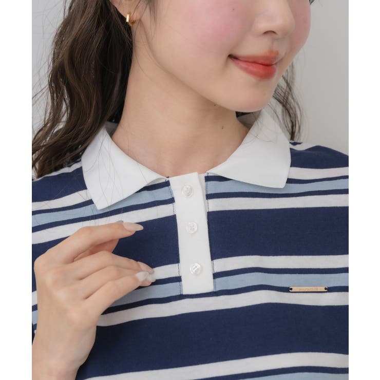 マルチボーダーポロTEE | RETRO GIRL | 詳細画像28 