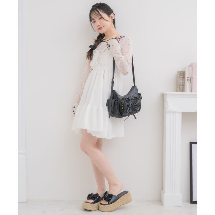 メニーリボンキャミOP | RETRO GIRL | 詳細画像4 