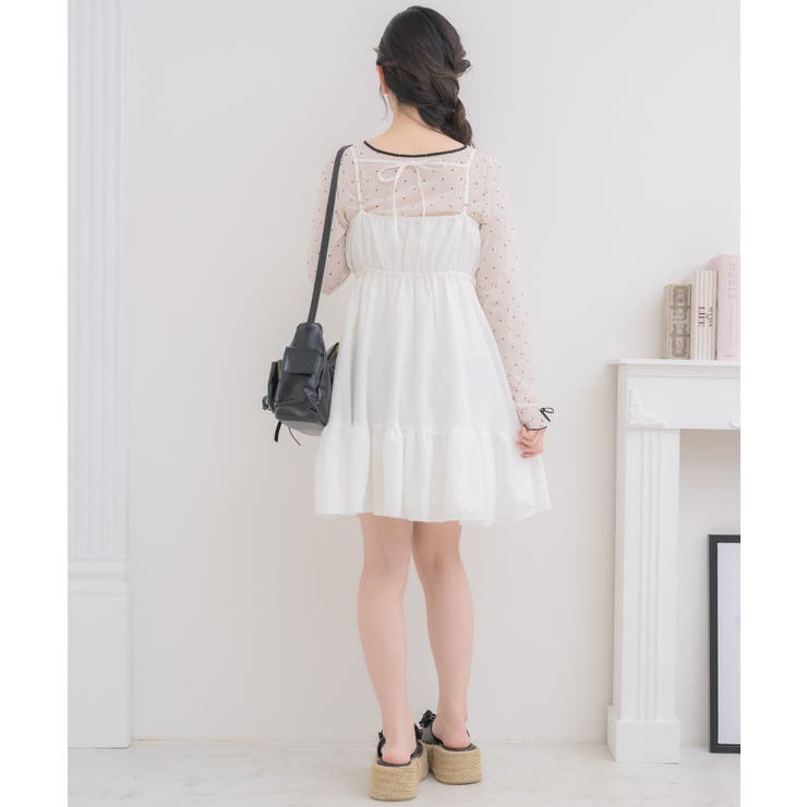 メニーリボンキャミOP | RETRO GIRL | 詳細画像5 