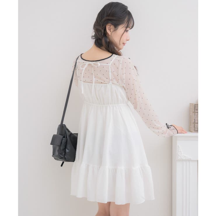 メニーリボンキャミOP | RETRO GIRL | 詳細画像9 