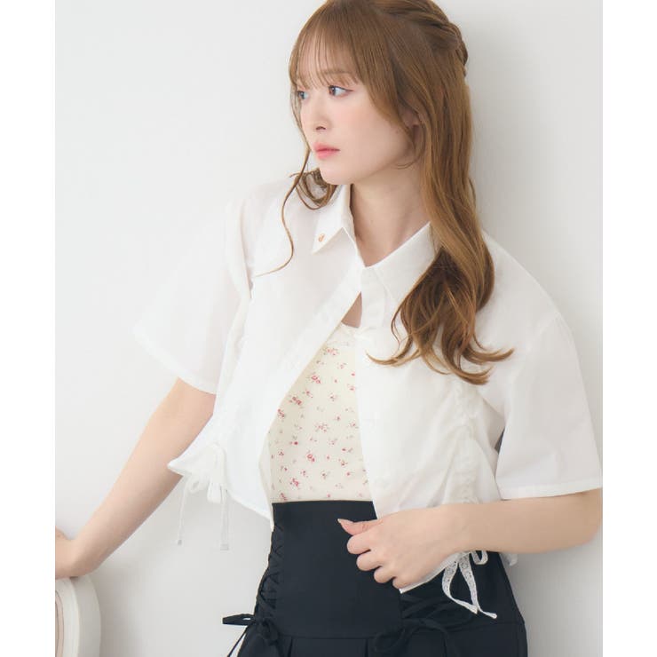 WHT1 | レースリボンドロストSH | RETRO GIRL