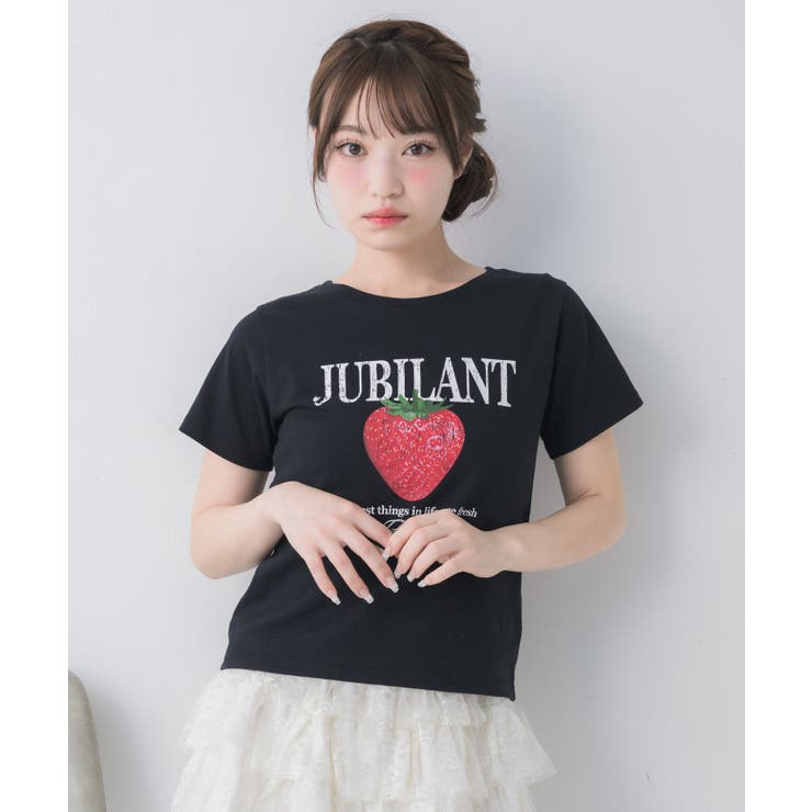 ストロベリープリントTシャツ | RETRO GIRL | 詳細画像12 