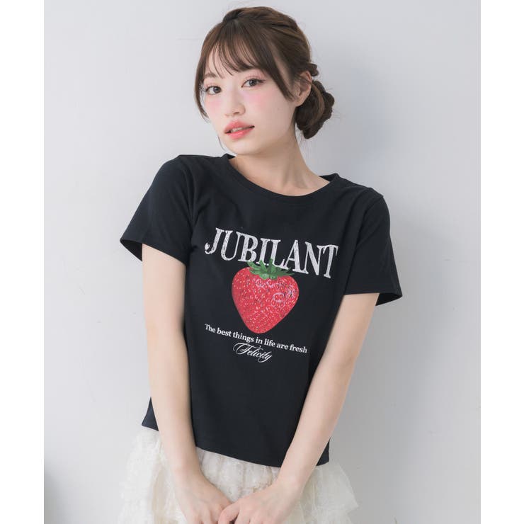 ストロベリープリントTシャツ | RETRO GIRL | 詳細画像13 