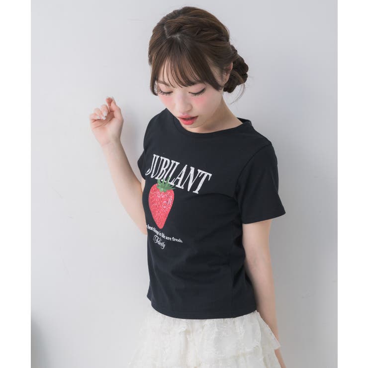 ストロベリープリントTシャツ | RETRO GIRL | 詳細画像14 