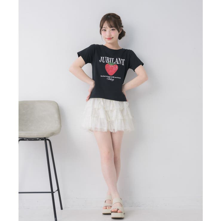 ストロベリープリントTシャツ | RETRO GIRL | 詳細画像15 