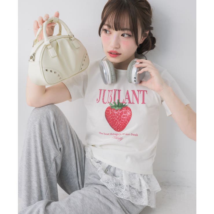 ストロベリープリントTシャツ | RETRO GIRL | 詳細画像2 