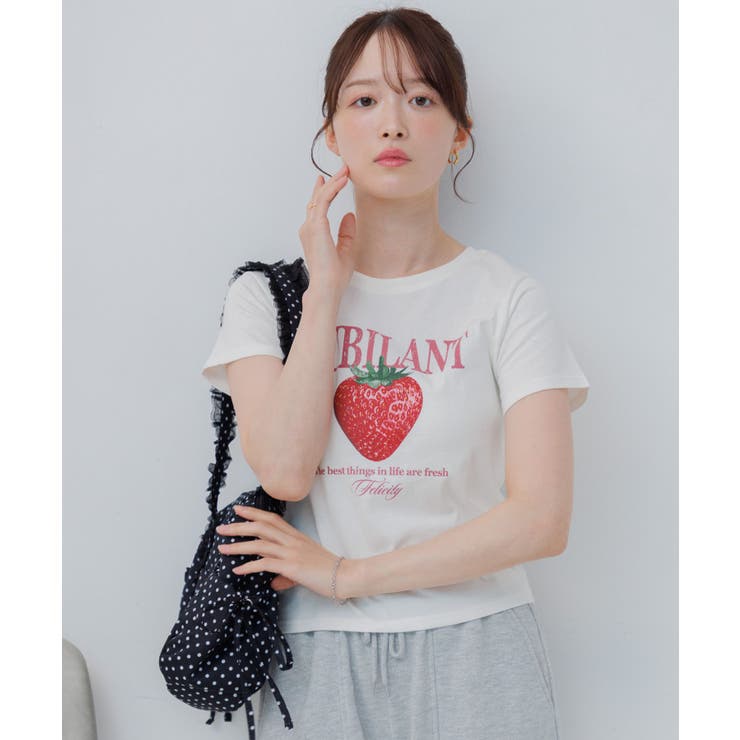 ストロベリープリントTシャツ | RETRO GIRL | 詳細画像24 