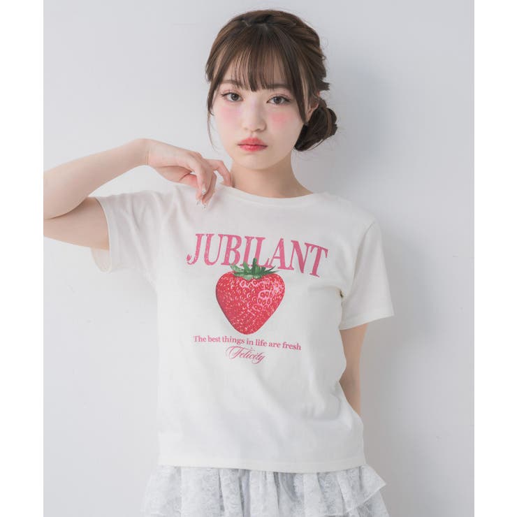 ストロベリープリントTシャツ | RETRO GIRL | 詳細画像5 