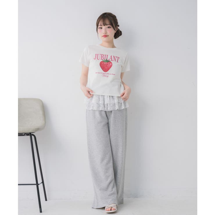 ストロベリープリントTシャツ | RETRO GIRL | 詳細画像7 