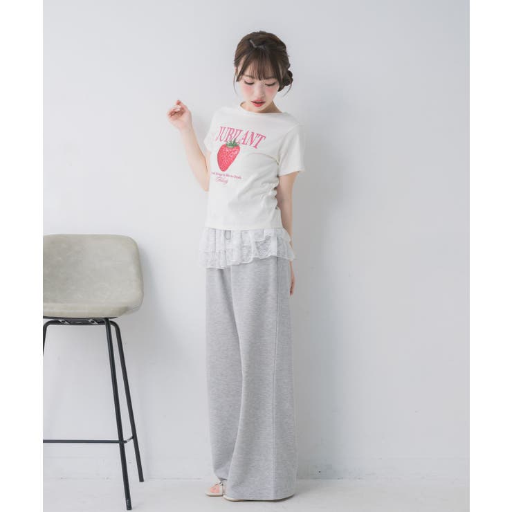 ストロベリープリントTシャツ | RETRO GIRL | 詳細画像9 