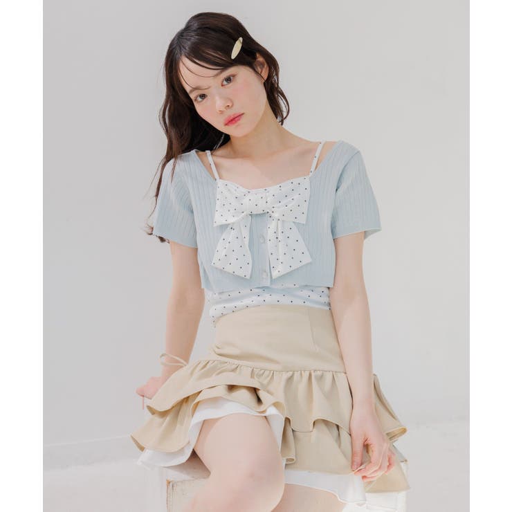 リボンキャミニットSET | RETRO GIRL | 詳細画像11 