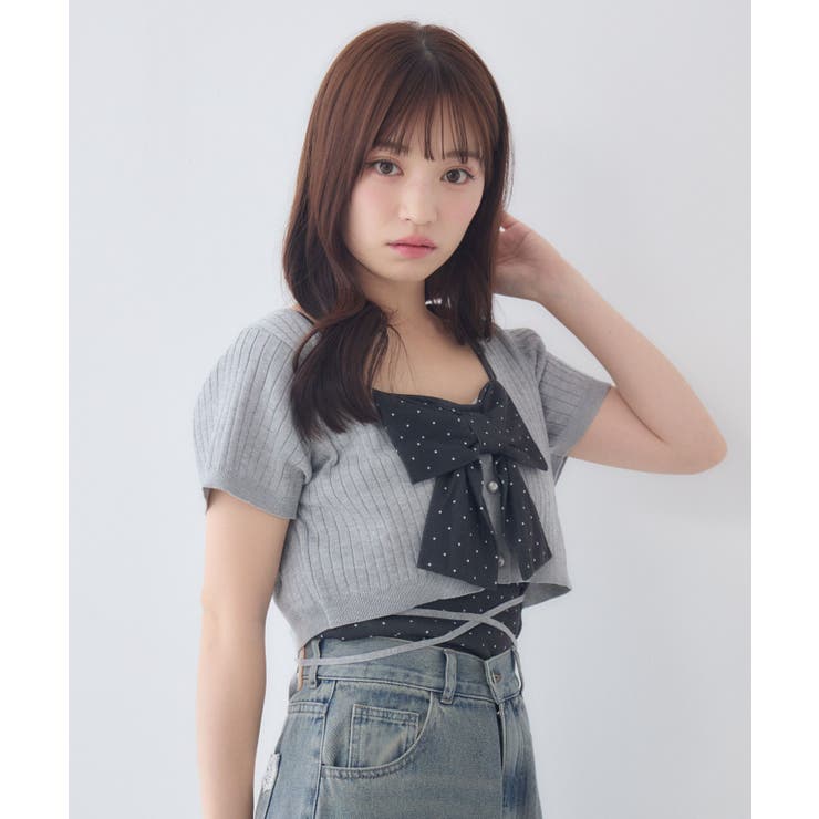 リボンキャミニットSET | RETRO GIRL | 詳細画像3 