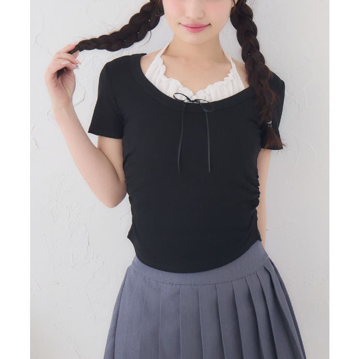 BLK1 | クシュクシュレイヤードCT | RETRO GIRL
