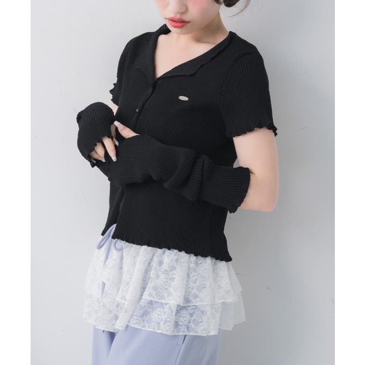 BLK1 | NTカーデ＆アームカバーSET | RETRO GIRL