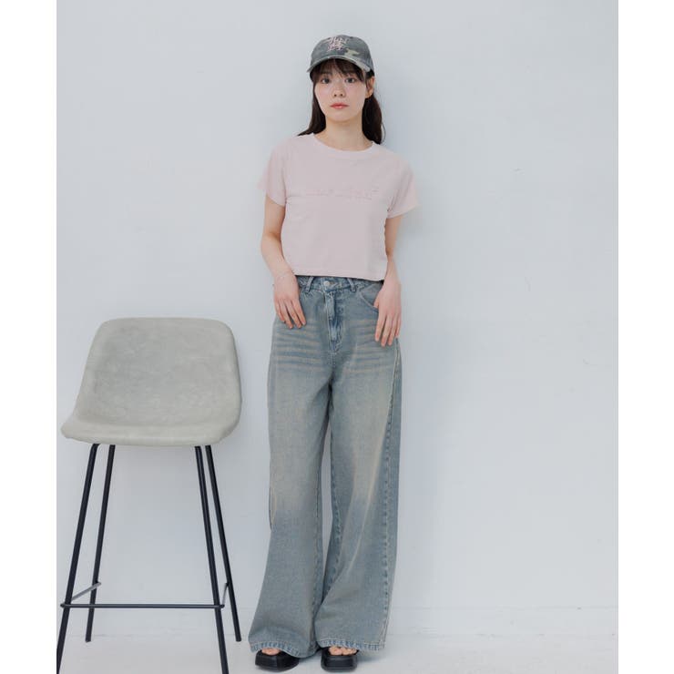 立体ロゴチビTシャツ | RETRO GIRL | 詳細画像12 