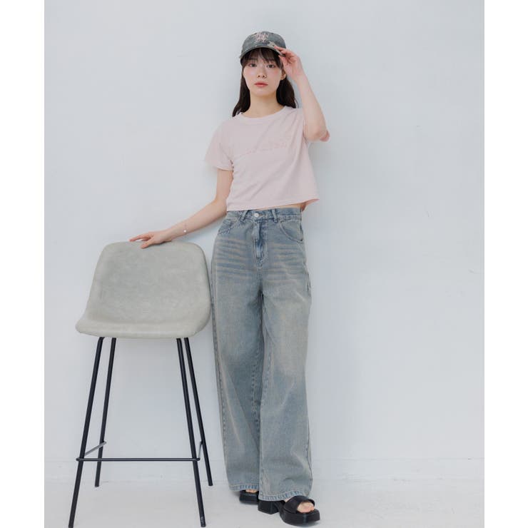 立体ロゴチビTシャツ | RETRO GIRL | 詳細画像13 