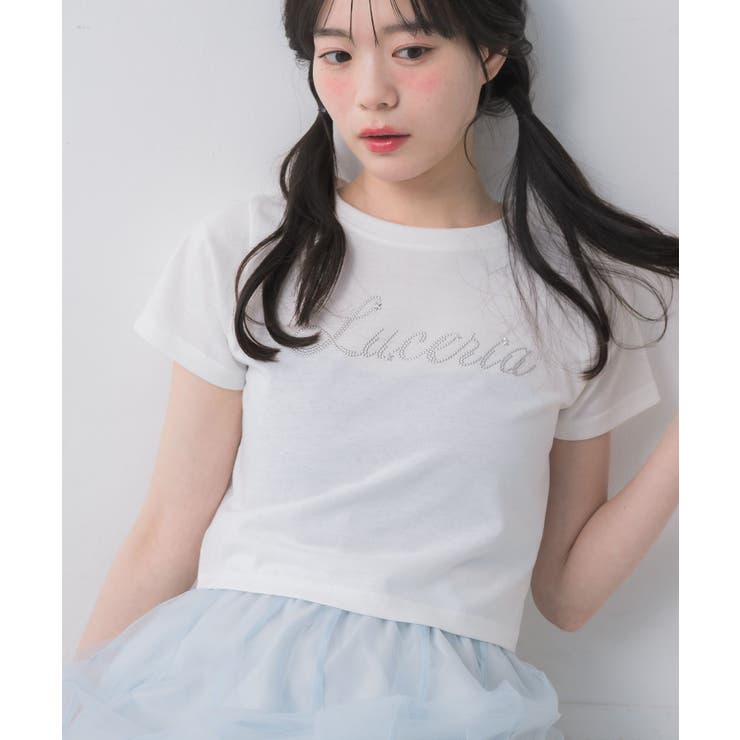 キラキラスターロゴTシャツ | RETRO GIRL | 詳細画像1 