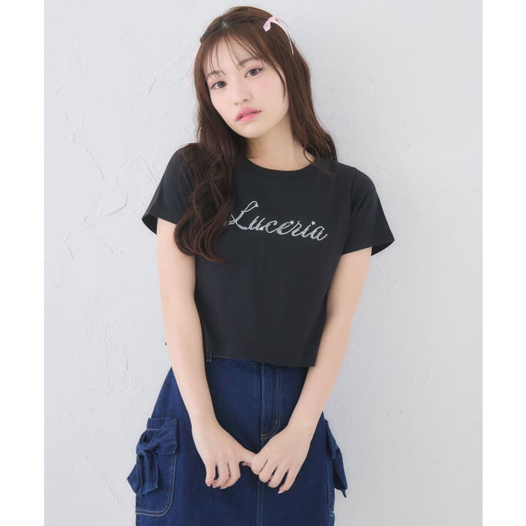 キラキラスターロゴTシャツ | RETRO GIRL | 詳細画像12 