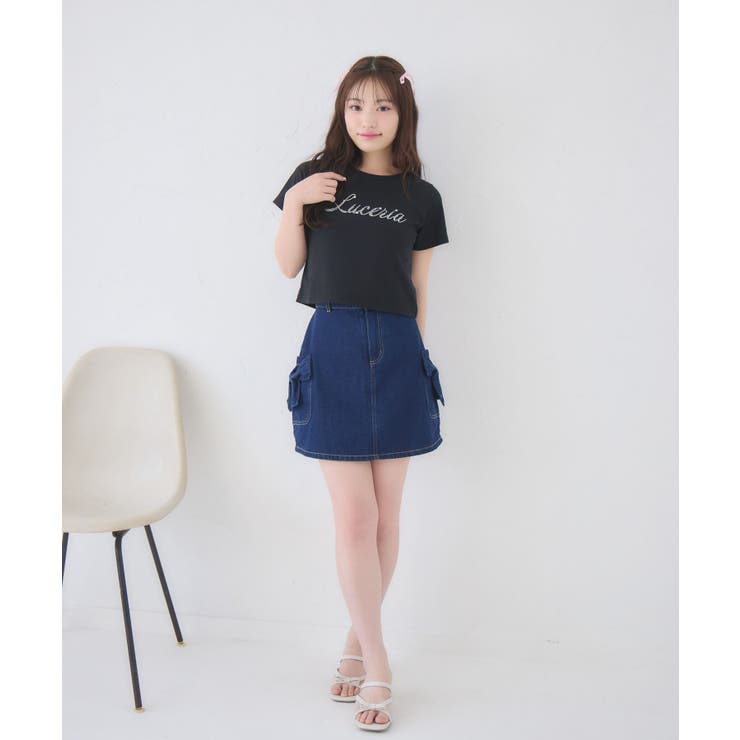 キラキラスターロゴTシャツ | RETRO GIRL | 詳細画像14 