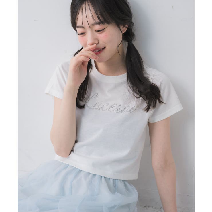 キラキラスターロゴTシャツ | RETRO GIRL | 詳細画像4 