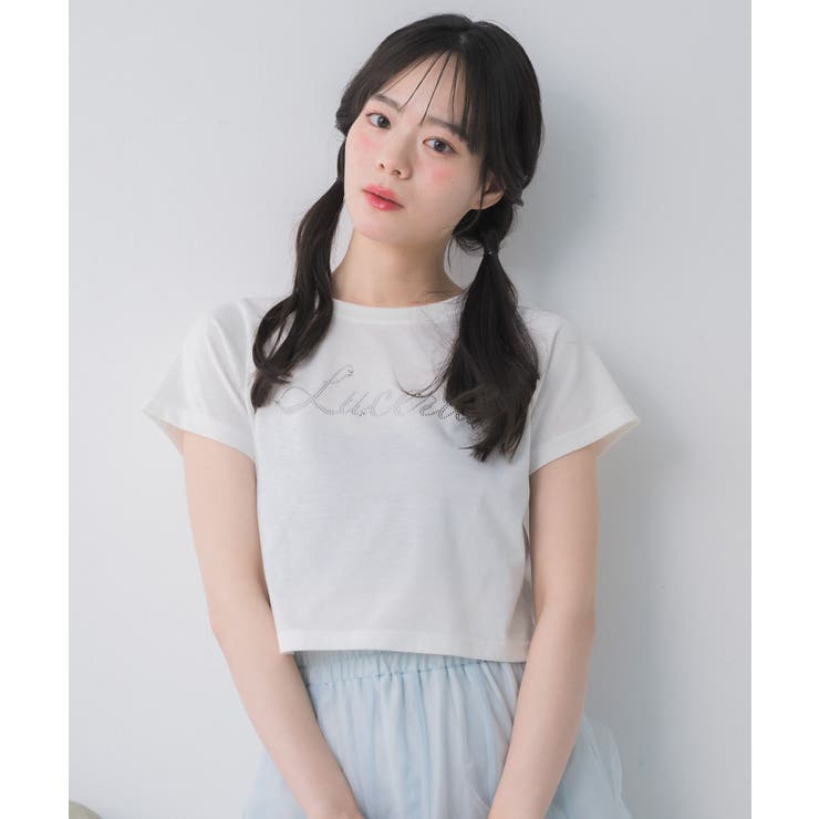 キラキラスターロゴTシャツ | RETRO GIRL | 詳細画像5 