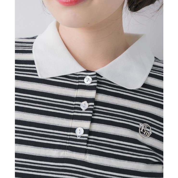 マルチボーダーポロTシャツ | RETRO GIRL | 詳細画像19 
