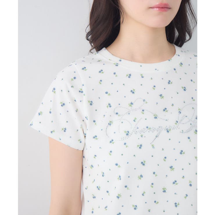 キラキラ筆記体ロゴTシャツ | RETRO GIRL | 詳細画像17 