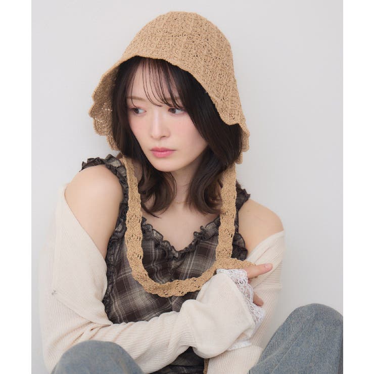 BRN1 | スカシアミHAT | RETRO GIRL