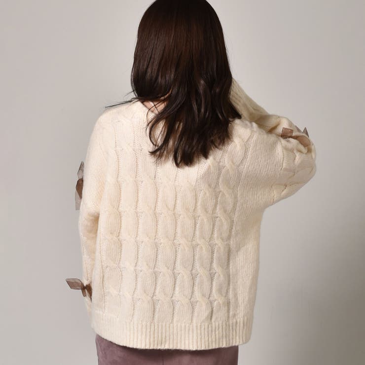 MIXIK 売れ筋商品|||ミキシク ニット&セーター アウター レディース Sweaters White CHILLAX FOX PATCH ADJUSTED R-NECK CARDIGAN | Maison Kitsuné