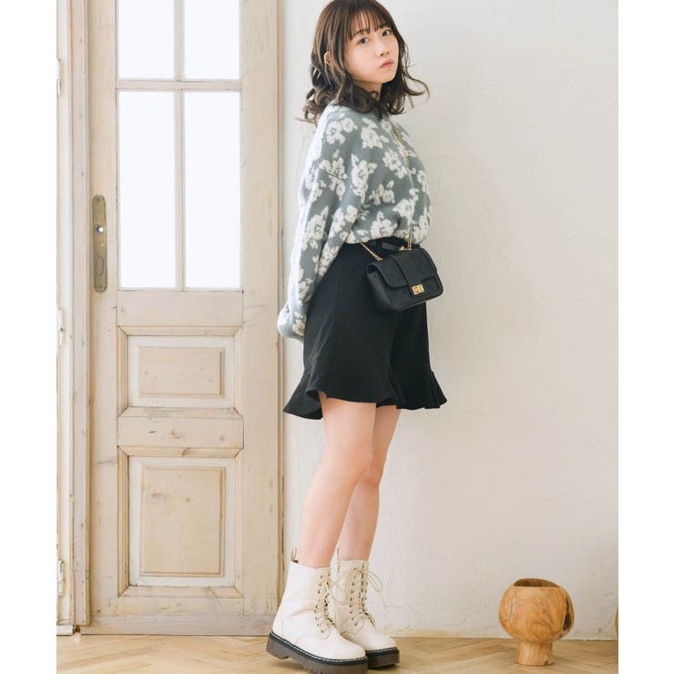 □Emsexcite□ 花柄ニットPO[品番：RTGW0004992]｜RETRO GIRL