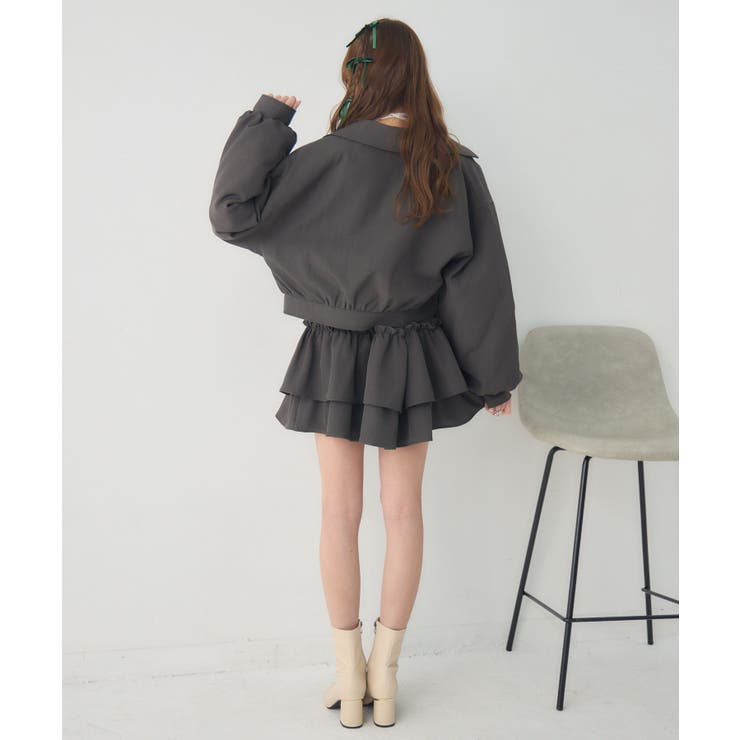 【セットアイテム】リボン中綿BZ＆フリルSKセット | RETRO GIRL | 詳細画像22 