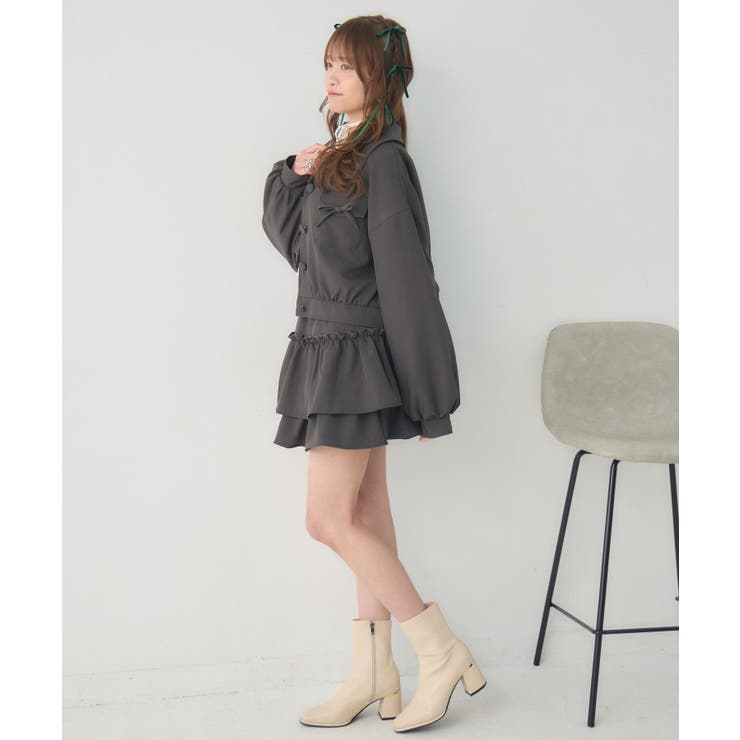 【セットアイテム】リボン中綿BZ＆フリルSKセット | RETRO GIRL | 詳細画像23 