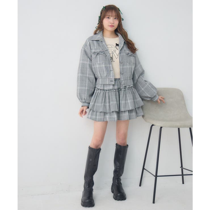 【セットアイテム】リボン中綿BZ＆フリルSKセット | RETRO GIRL | 詳細画像34 