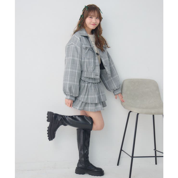 【セットアイテム】リボン中綿BZ＆フリルSKセット | RETRO GIRL | 詳細画像35 