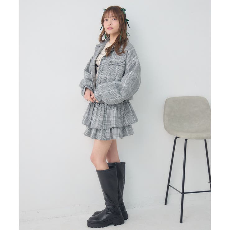 【セットアイテム】リボン中綿BZ＆フリルSKセット | RETRO GIRL | 詳細画像37 