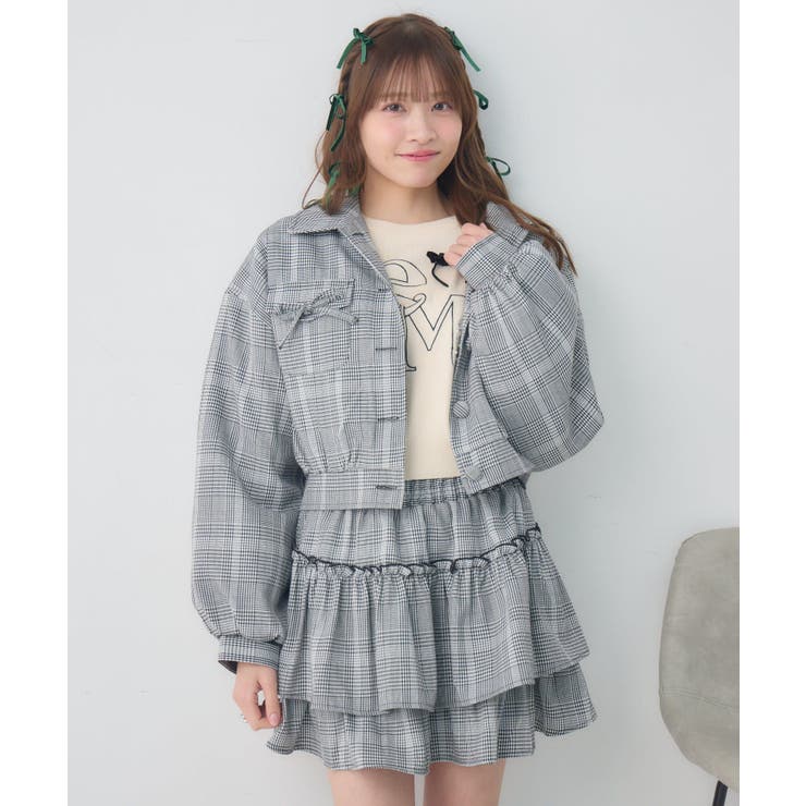 【セットアイテム】リボン中綿BZ＆フリルSKセット | RETRO GIRL | 詳細画像38 