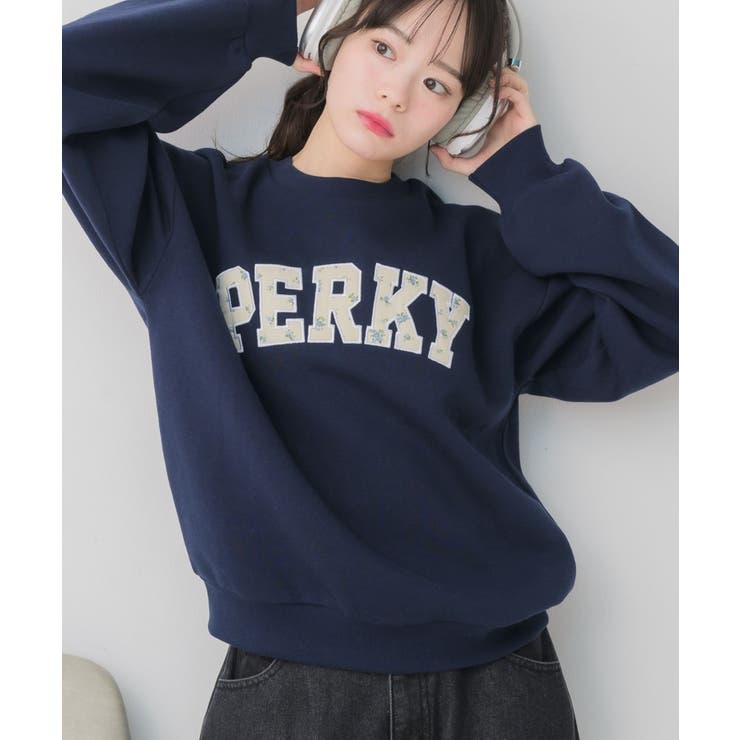 フラワーロゴトレーナー | RETRO GIRL | 詳細画像1 