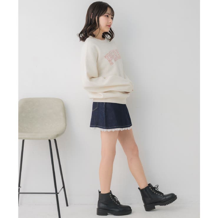 フラワーロゴトレーナー | RETRO GIRL | 詳細画像10 