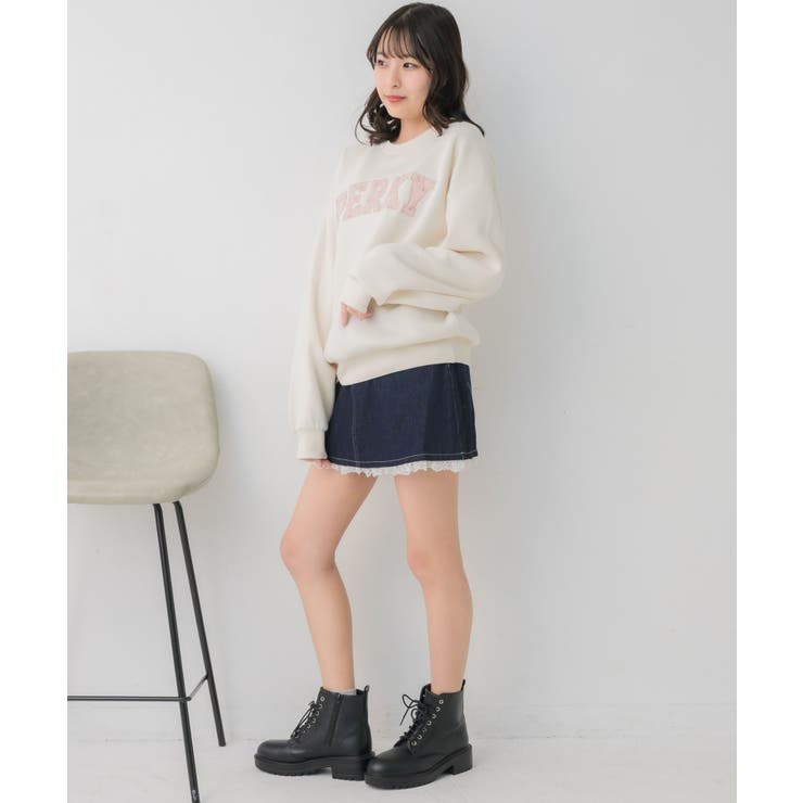 フラワーロゴトレーナー | RETRO GIRL | 詳細画像11 