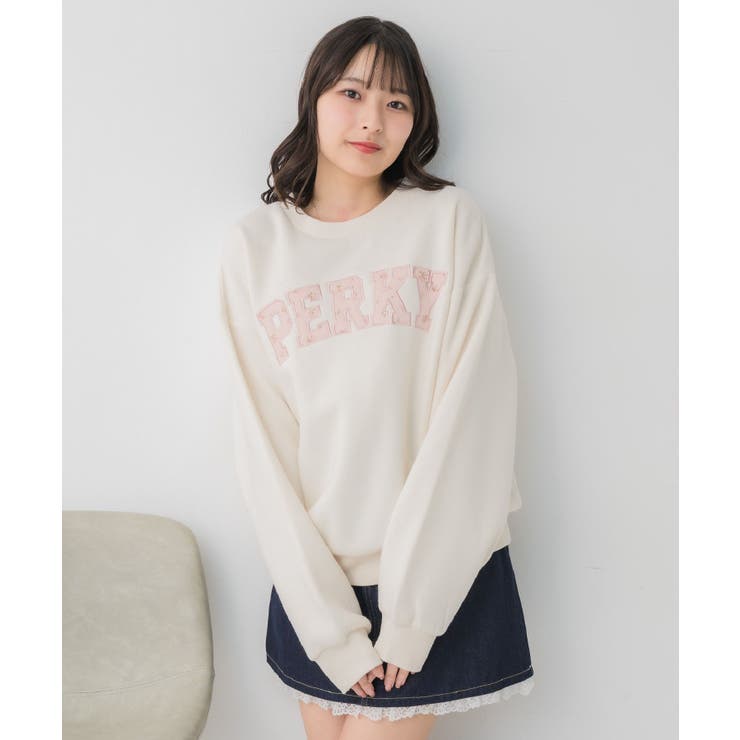 フラワーロゴトレーナー | RETRO GIRL | 詳細画像13 